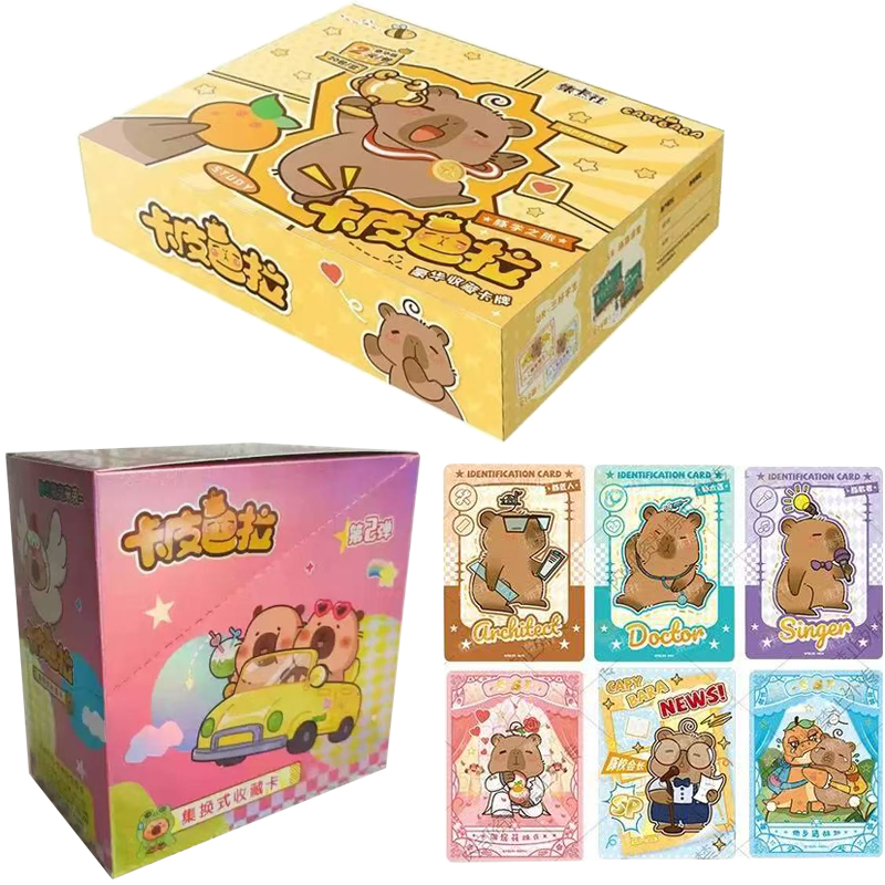Board Game With Questions - 2025 كابيبارا بطاقة متعة CCG أنيمي