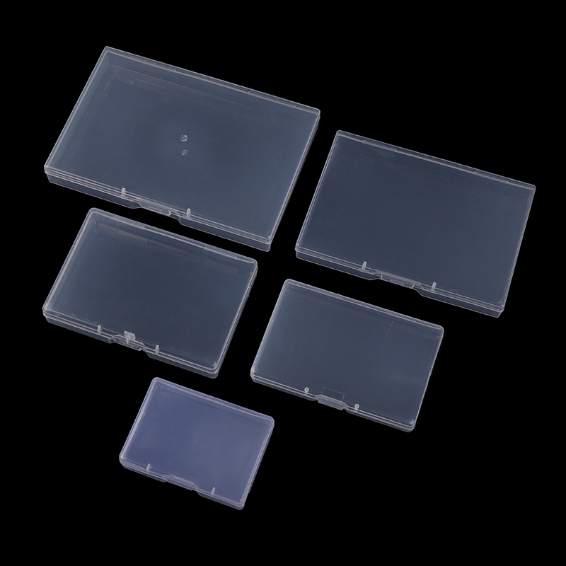 Token Tray Organizer - صندوق بلاستيكي شفاف مستطيل الشكل، علبة