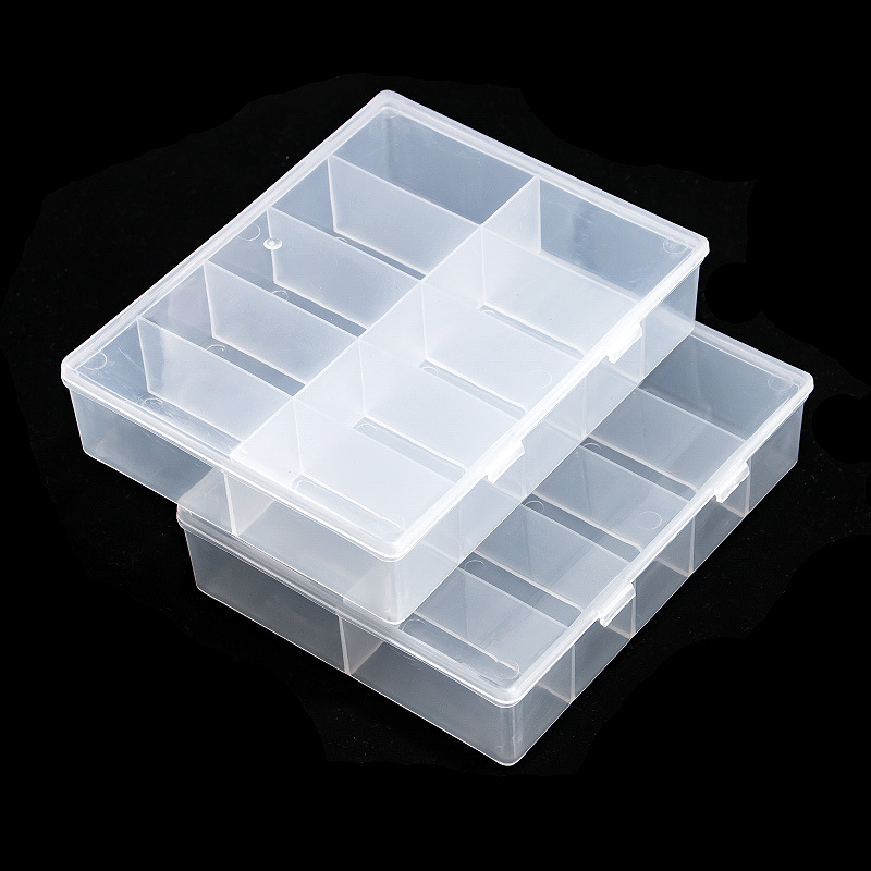 Token Tray Organizer - 10 شبكات فارغة صندوق تخزين واضح