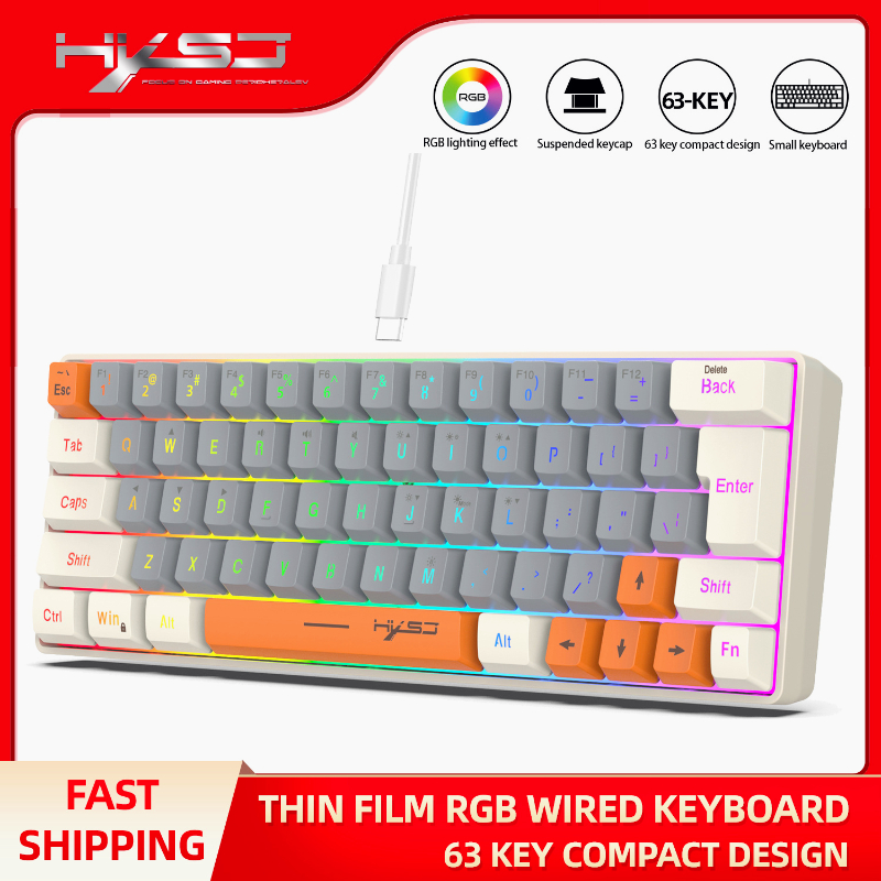 لوحة مفاتيح RGB سلكية USB بـ 6 - مراجعة Board Game Journal وسعره