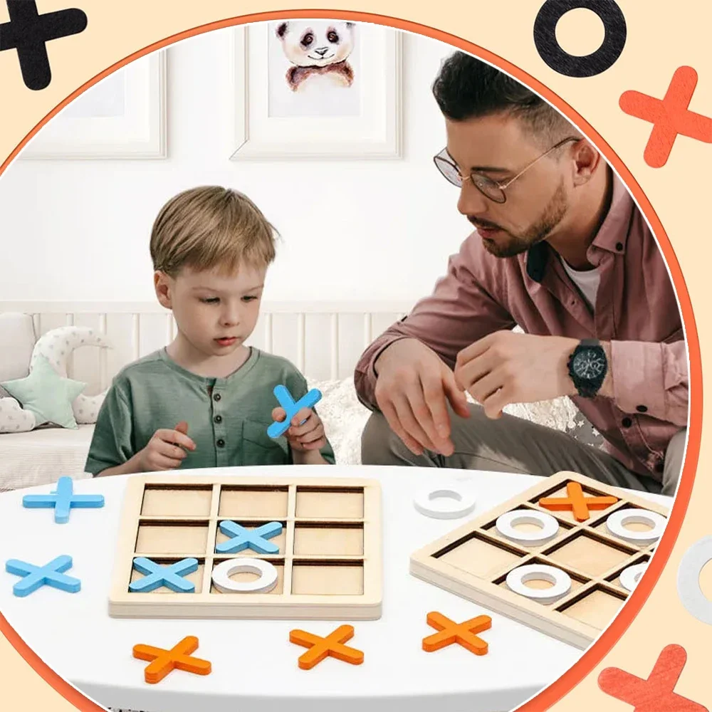 لعبة خشبية XO Tic Tac Toe، لوح - مراجعة Board Game With Questions وسعره