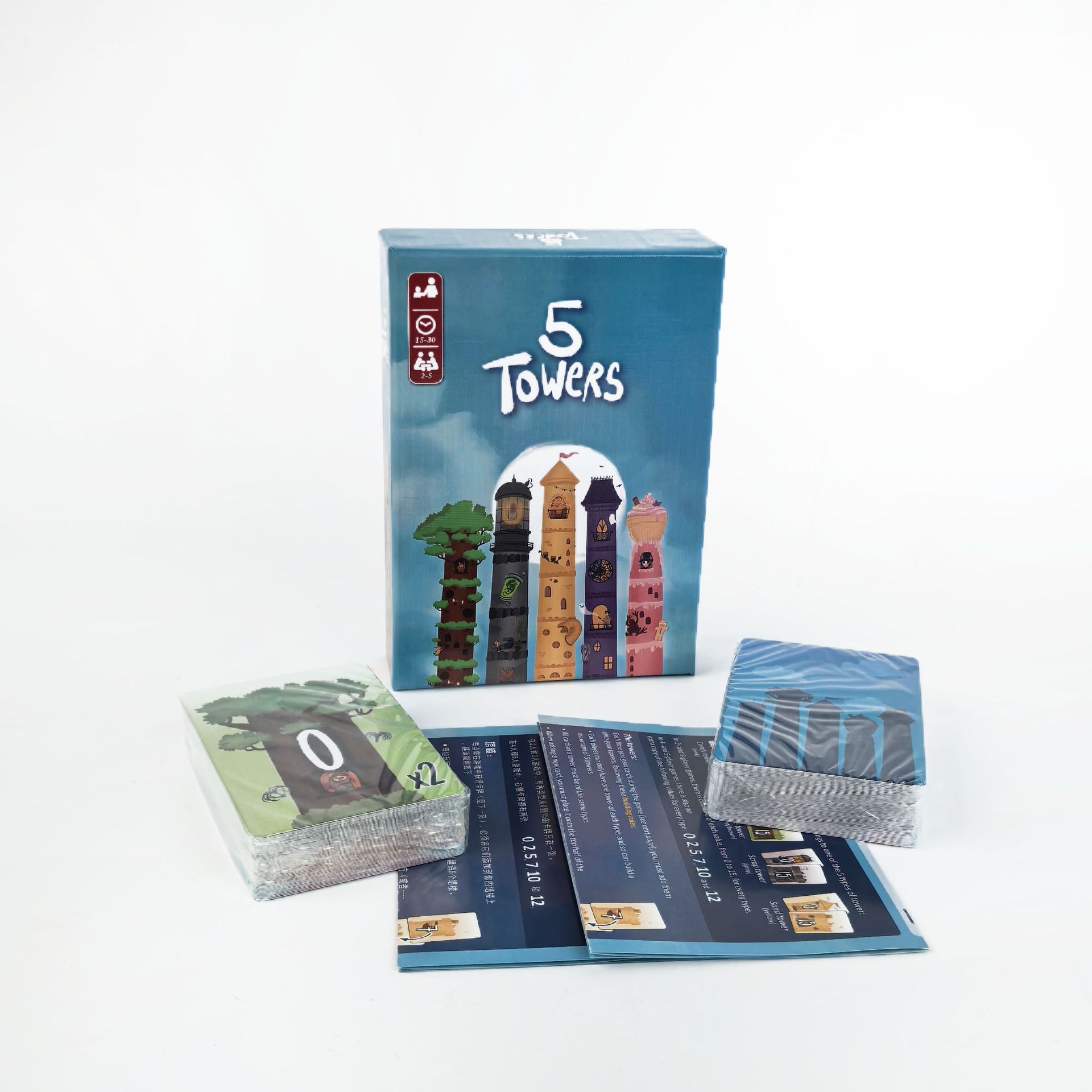 5 أبراج إستراتيجية التراص برج  - مراجعة Board Game For 5 Players وسعره
