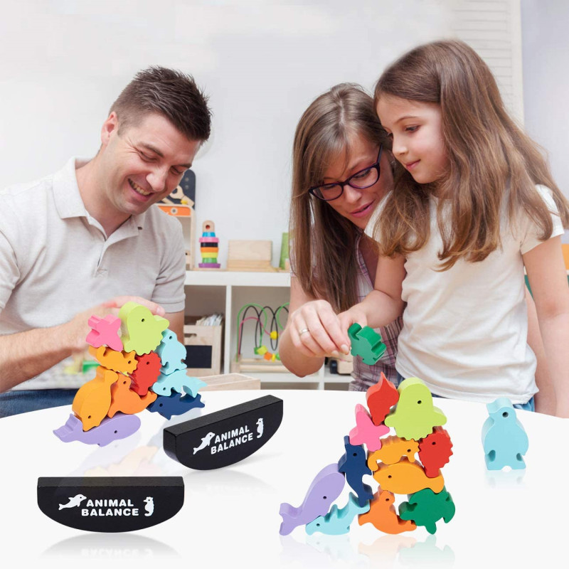 جديد الأطفال مونتيسوري خشبية ا - مراجعة Board Game With Questions وسعره