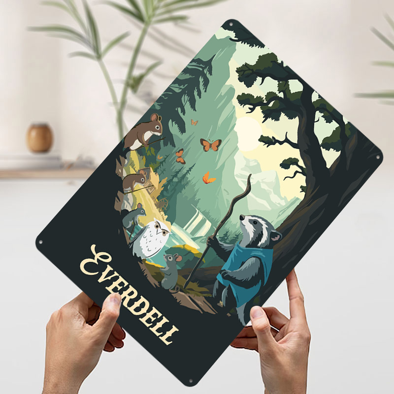 لافتة معدنية مستوحاة من لعبة إ - مراجعة Board Game Catan وسعره