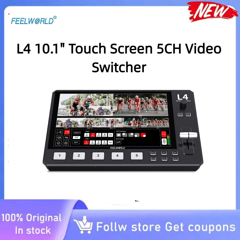 خلاط فيديو FEELWORLD L4 بشاشة  - مراجعة Board Game For 5 Players وسعره