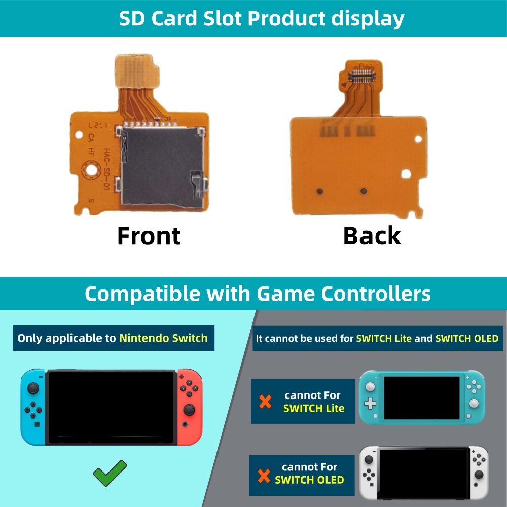 لوحة منفذ بطاقة SD/TF بديلة لج - مراجعة Board Game Nintendo Switch وسعره
